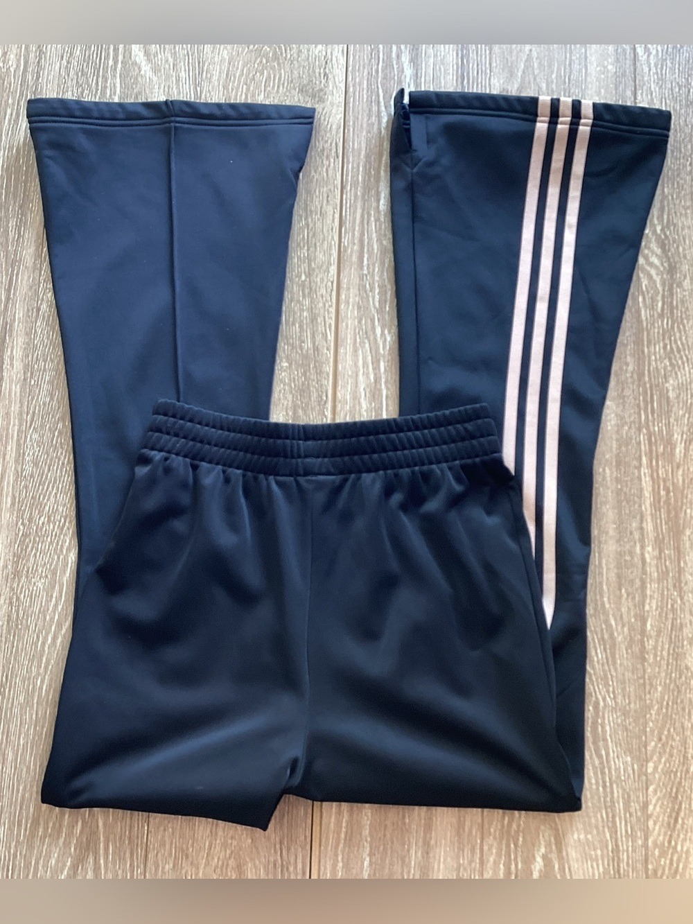 Adidas 3 Stripe Firebird Flare Track Pants - Picture 8 of 10